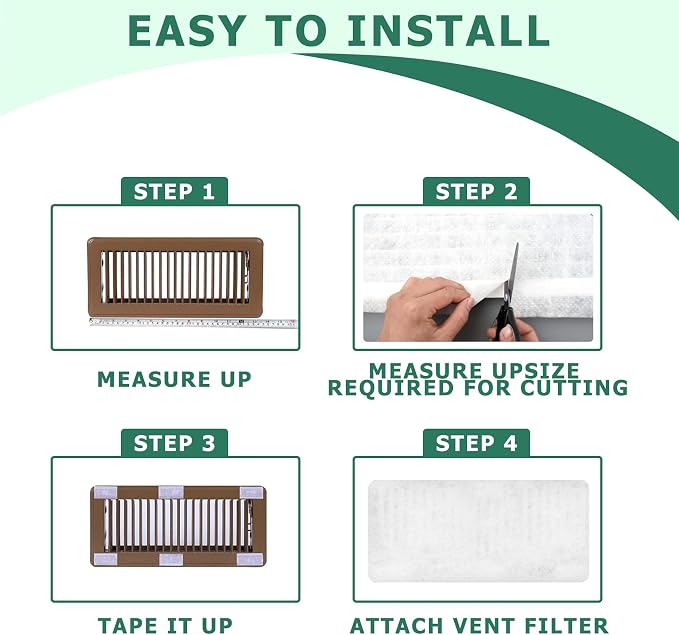 Complete Air Vent Filter Kit, 78.7 Inches * 39.3 Inches, Electrostatic - Image 4