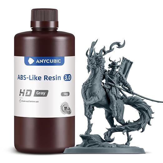 ANYCUBIC ABS-Like Resin 3.0, Upgraded 14K 3D Printer Resin by ANYCUBIC