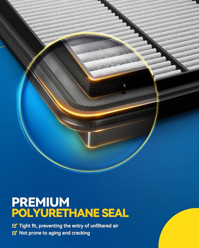 PHILTOP Engine Air Filter, CA12089 Compatible - Image 2