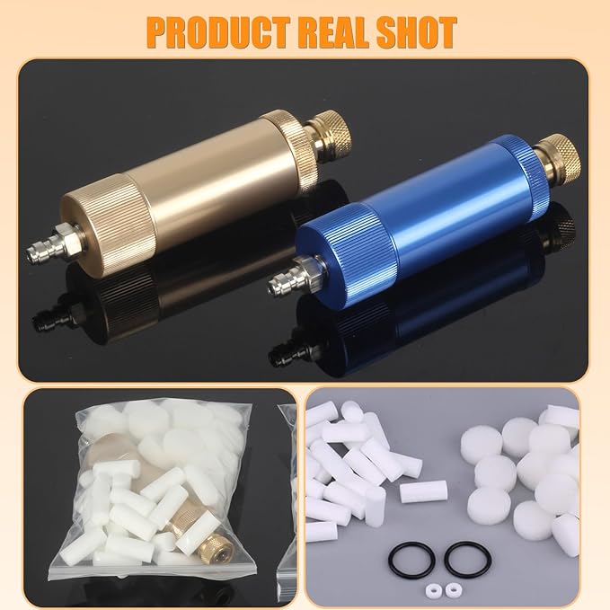 High Pressure PCP Air Filter Oil-Water Separator, 40MPa/5800Psi Inline Moisture - Image 7