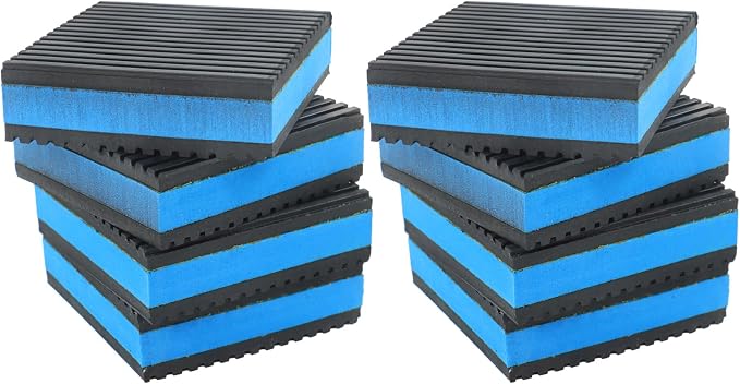 findmall 8Pcs Vibration Pads 3" X 3" X 7/8" EVA Rubber Shock Absorbing pad by FINDMOREINDUSTRY