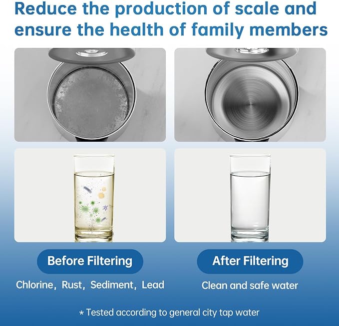 Faucet Water Filter, LED Display Faucet Top Water Filter - Image 8