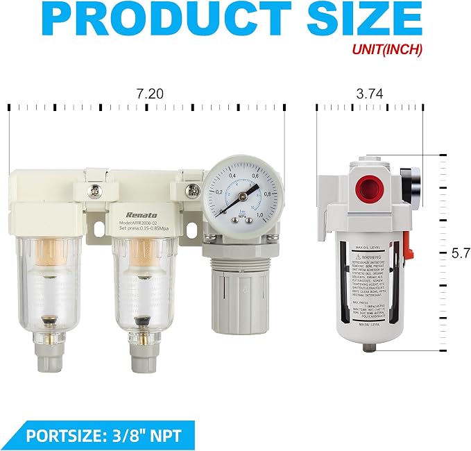 1/4" NPT Three Stage Air Drying System - Image 4