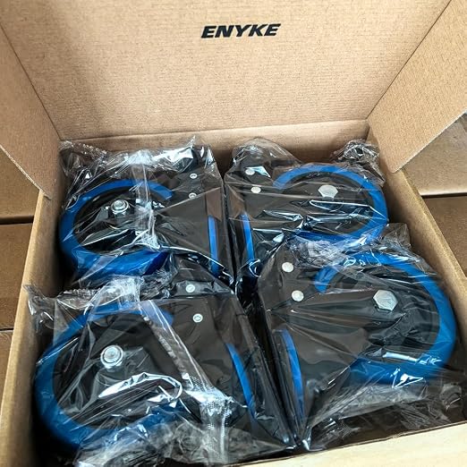 4" Caster Wheels Set of 4, Heavy Duty Casters - Image 7