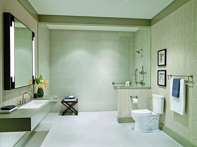 DELTA FAUCET 41824-SS Contemporary Grab Bar with Concealed Mounting, 24-Inch, Stainless