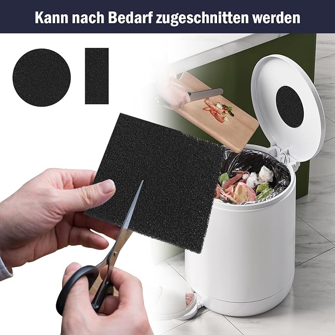 8 Pack Compost Bin Filter Activated Carbon Filter - Image 5