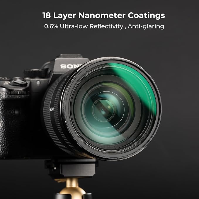 K&F CONCEPT 77mm White Mist 1/4 Filter, 18 Multi-Layer Coatings Dreamy Soft - Image 3