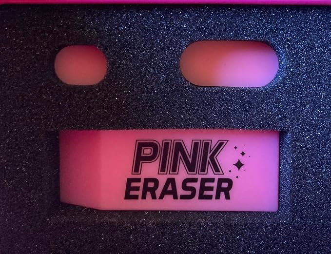 Pink Formula Pink Eraser Magnetic Glass Scrubber – 2 Sizes of Scrub Heads - Image 3