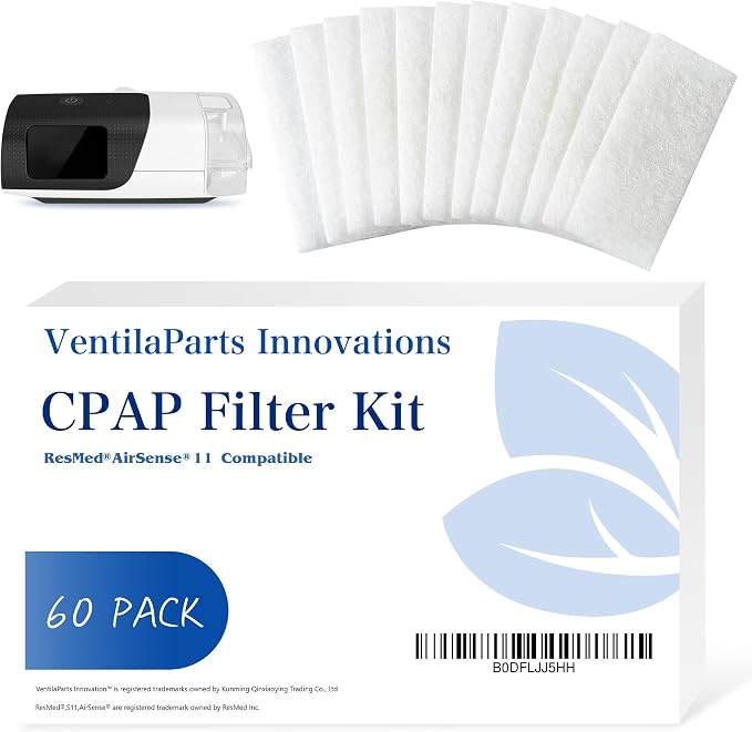 60 Pack - Ultra Fine CPAP Filters - Compatible by Unknown