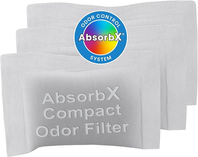iTouchless 3-Pack AbsorbX Compact Odor Filters by iTouchless