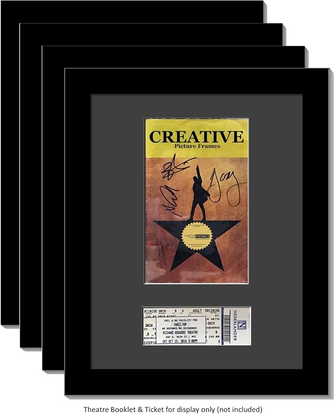 Creative Picture Frames 4Pk11X14-B Black Theatre Frame - Image 2