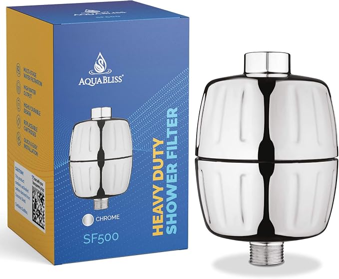 AquaBliss Heavy Duty Shower Filter – Latest Superior Advanced 30x Filtration by AquaBliss