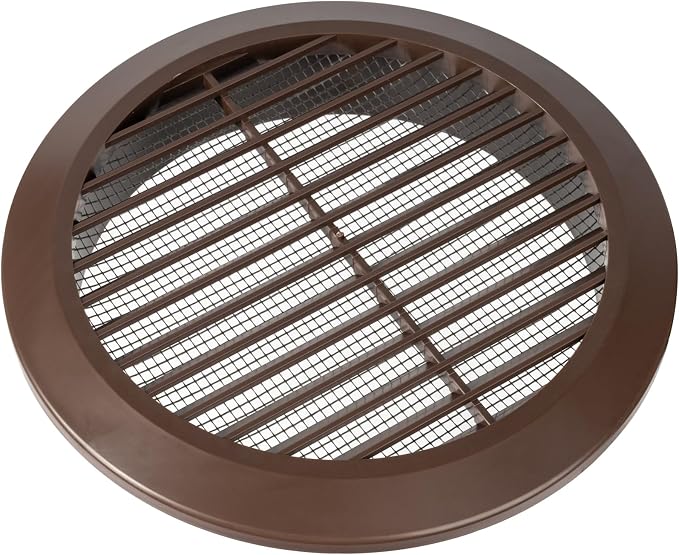 Brown 6" Inch Round Ventilation Grille - Image 3
