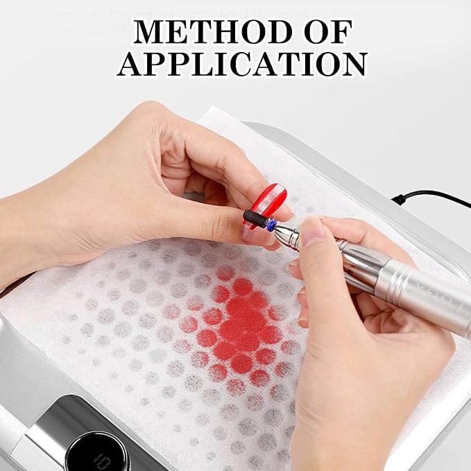 400 Sheets Professional Nail Dust Collector Filter Paper Sheets, PP Material - Image 4