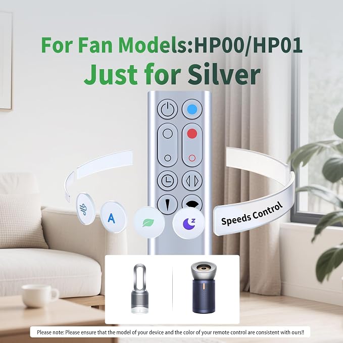 New Replace Remote Control for Dyson Pure Hot+Cool Fan Purifying Heater HP00 - Image 2