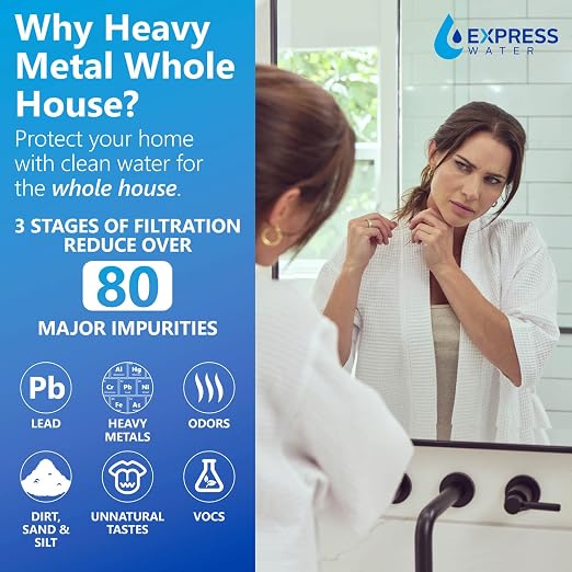 Whole House Water Filter System| Heavy Metal| 3 Stage Water Purifier Whole Home - Image 3