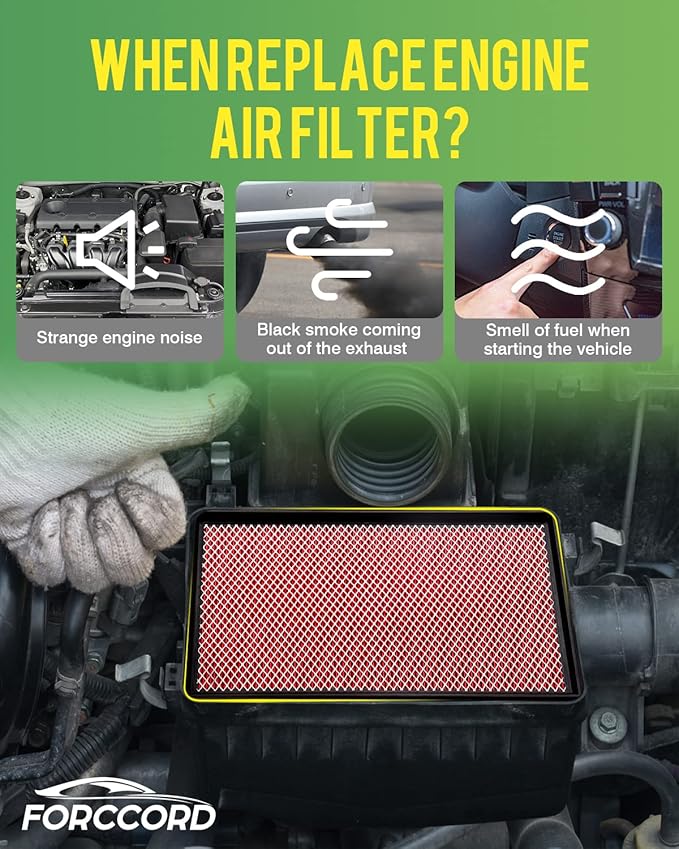 Cabin & Engine Air Filter Fit for Toyota Tacoma V6 2016-2023 Activated Carbon - Image 6