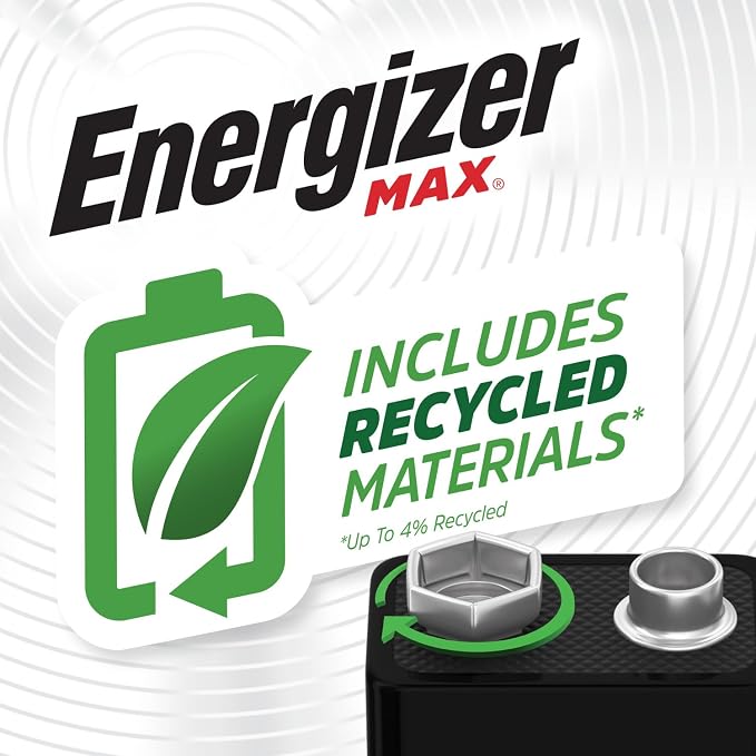 Energizer MAX 9V Batteries, 9 Volt Alkaline Batteries - Image 5