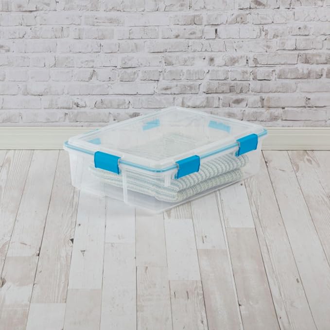 Sterilite 8-Pack Gasket Box, Weather-Resistant Storage Bins - Image 5