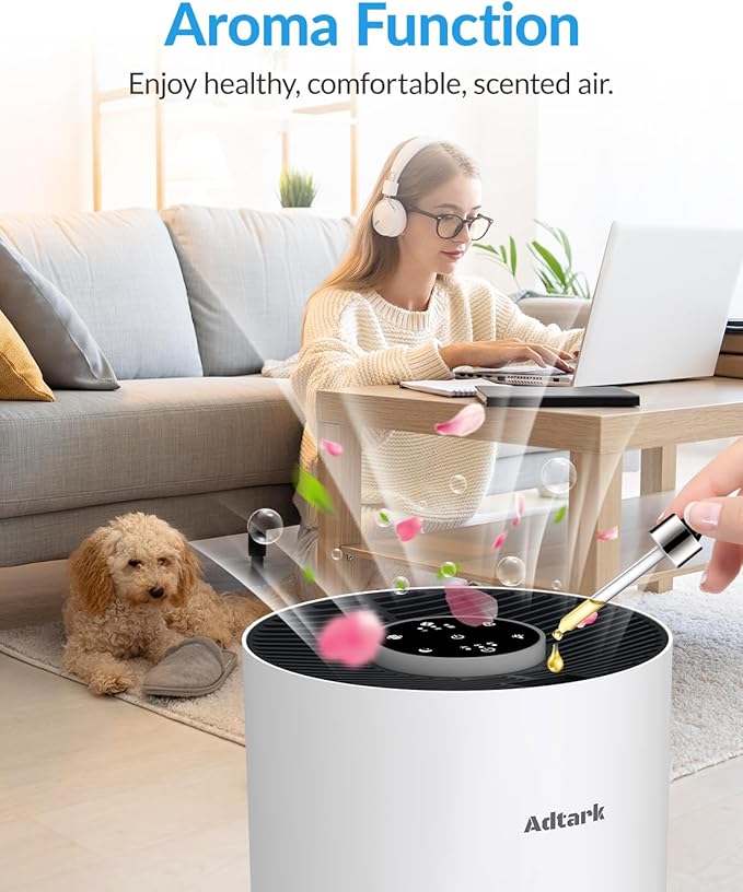 Air Purifiers for Home Bedroom, ADTARK Air Cleaner - Image 3
