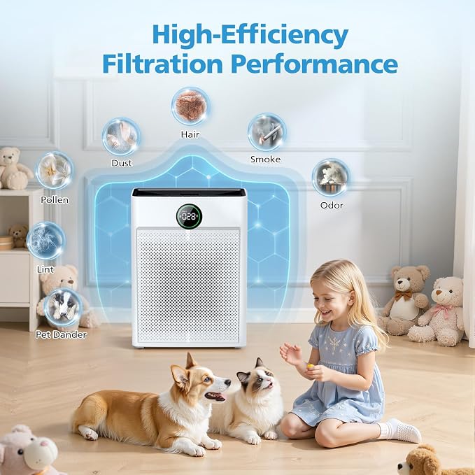 2 Pack PR1 Replacement Filter for Mooka Mode PR1 Air Purifier, H13 True HEPA - Image 4