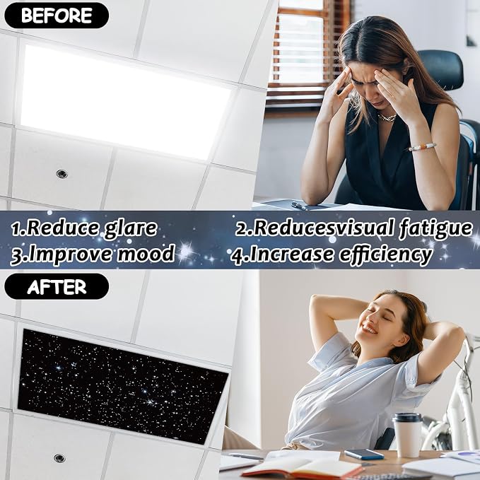 8 Pcs Fluorescent Light Covers - Image 3