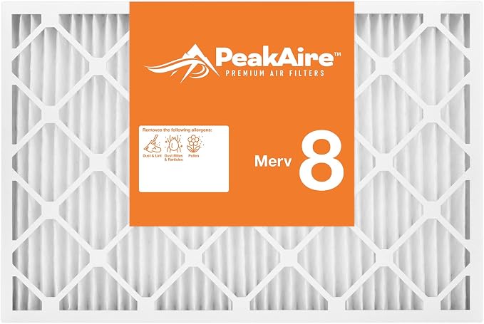 Merv 8 Basic 16" x 30" x 2" Air Filter by PeakaireFIlters