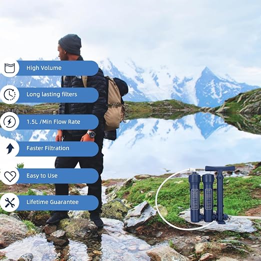 Emergency Water Filter Large Water Filtration System Survival - Image 4