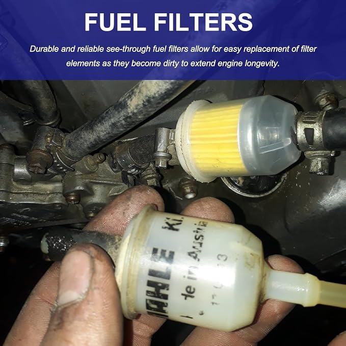 4 PCS Gas Inline Fuel Filters - Image 5