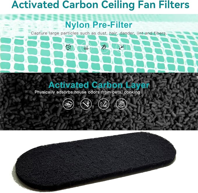 16 Pack Ceiling Fan Filter, Ceiling Fan Filters - Image 3