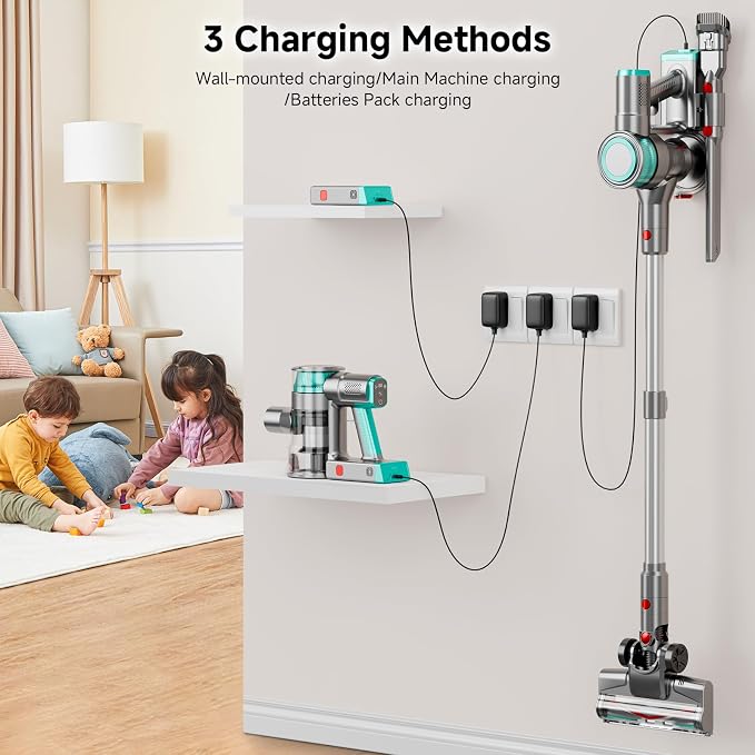 Cordless Vacuum Cleaner, Powerful Stick Vacuum Cleaner - Image 8