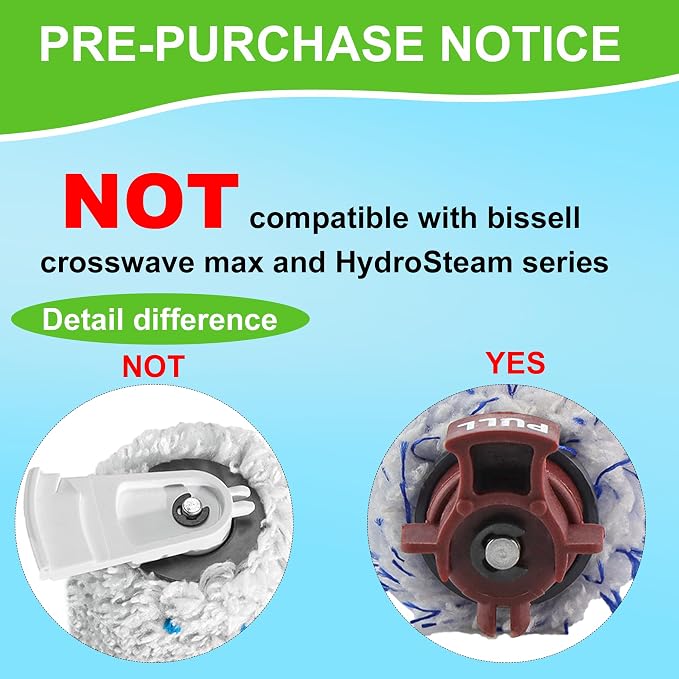 Replacement Parts for Bissell CrossWave Vacuum 1785A 2306A 1785R 1785 2306 2551 - Image 2