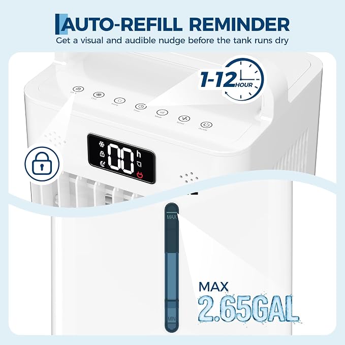 GarveeHome 2.6 GAL Swamp Cooler - Image 3