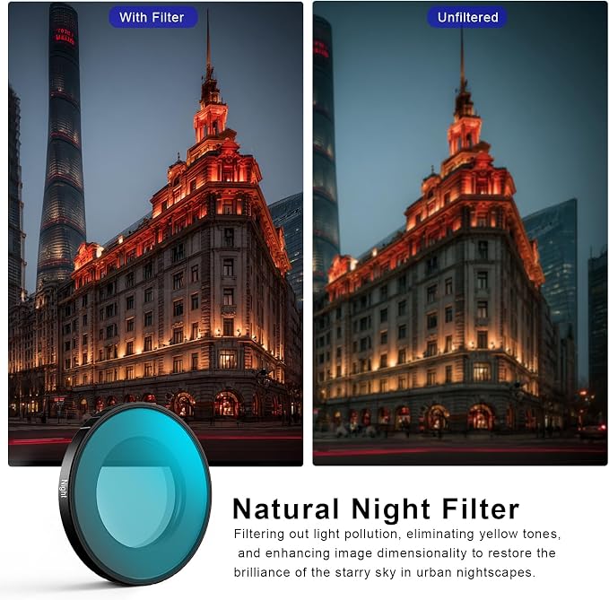 Haoge Natural Night Filter for DJI Osmo Nano, for Night City - Image 3