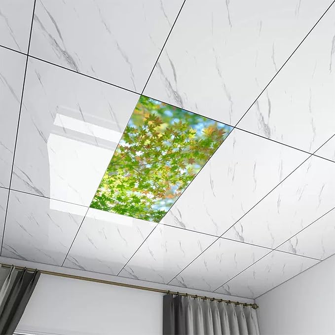 2PCS Maple Tree Magnetic Fluorescent Light Covers - Image 7