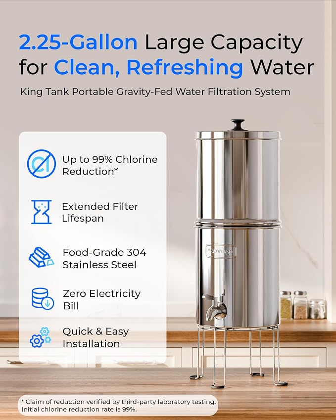 Waterdrop Gravity-fed Water Filter System, NSF/ANSI 42&372 Standard, - Image 2