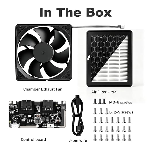 Original Bamboo P2S External Exhaust Fan + Replacement HEPA+Activated Carbon - Image 8
