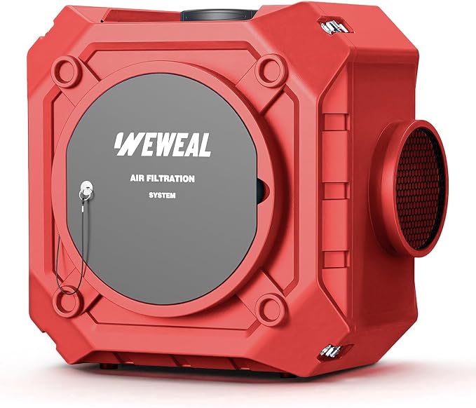 Commercial Air Scrubber, Negative Air Machine by WEWEAL
