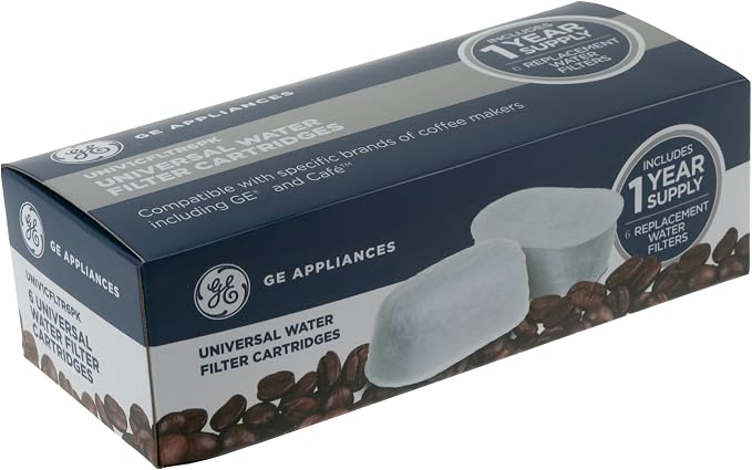 GE Appliances Replacement Carbon Coffee Filter Cartridges, UNIV1CFLTR6PK - Image 6