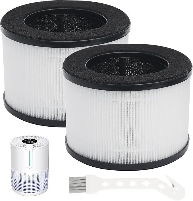 2 Pcs M01 Air Filter Replacement Compatible by Motroce