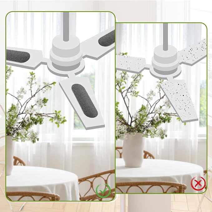 Tuanse 10 Pack Ceiling Fan Filters - Image 6