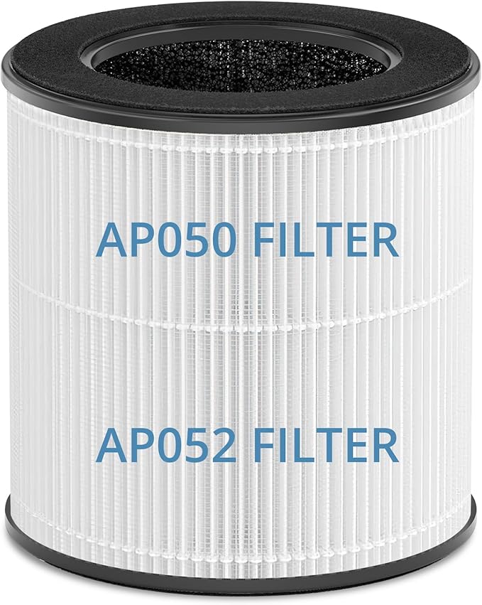 Tailulu Official AP050 AP052 Air Purifier Replacement Filter, 3-in-1 Air by Tailulu