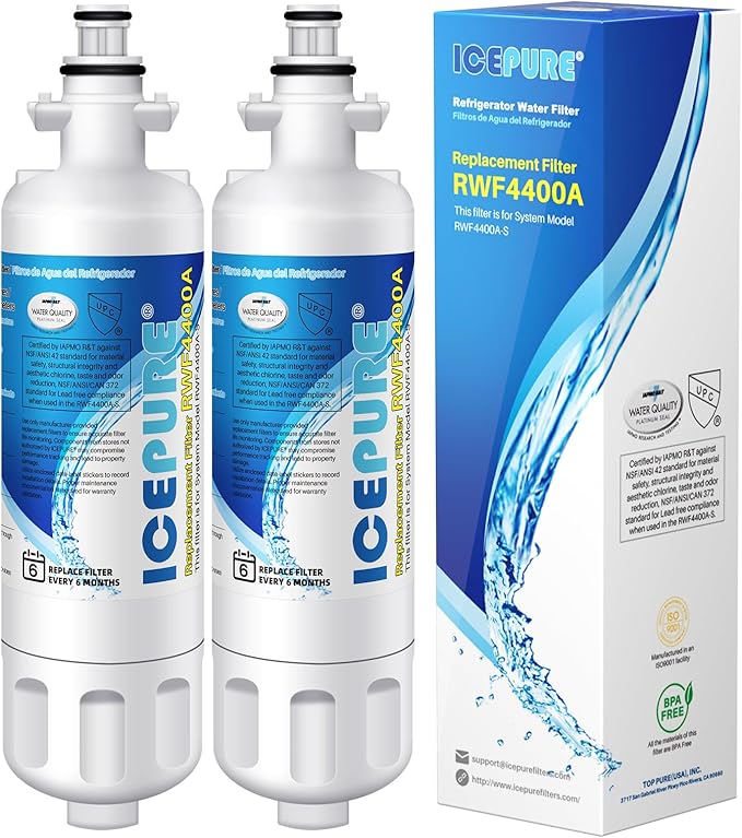 ICEPURE 4874960100 Refrigerator Water Filter Replacement by ICEPURE