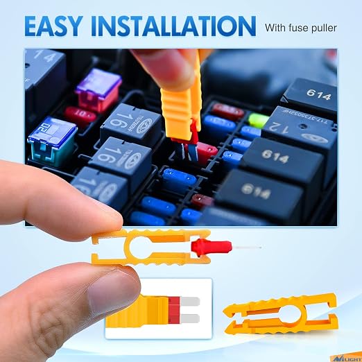 Nilight 105PCS Micro2 Fuse ATR APT Car Blade Fuses Assortment Kit Micro 2 - Image 8