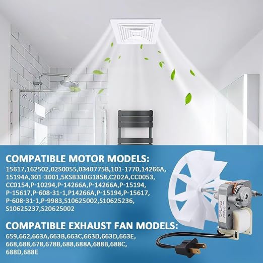 S97012038 Bathroom Exhaust Fan Motor Replacement Kit - Image 7