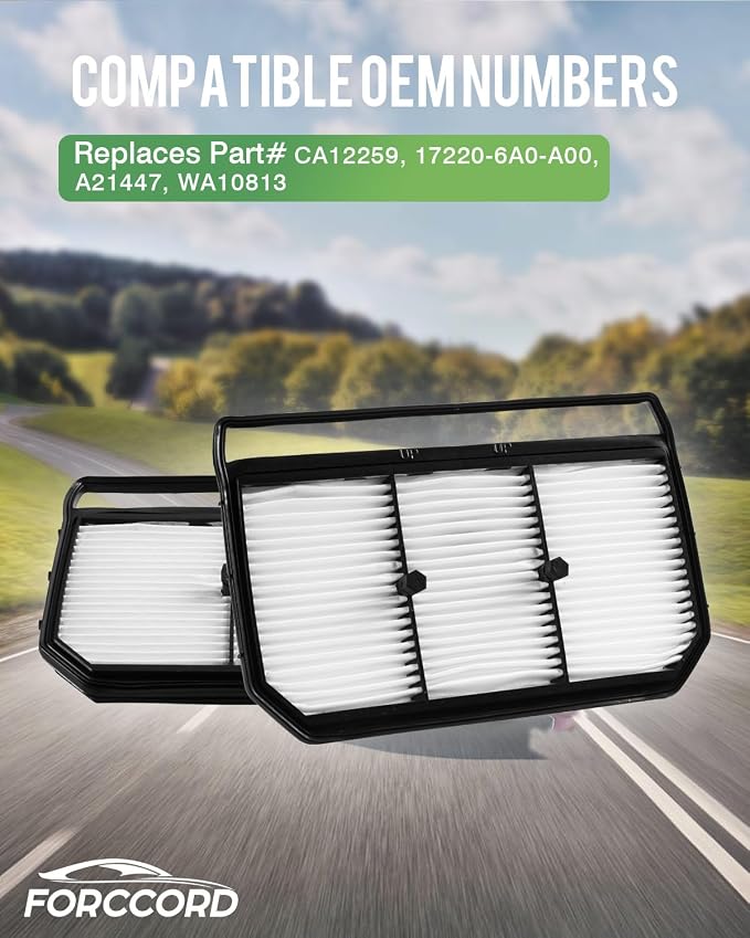 2-PACK Engine Air Filter Fits for Hyundai Elantra Hybrid 1.6L L4 Gas Air Filter - Image 7