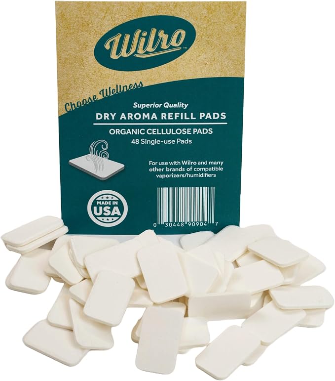 Wilro 48 Pack Humidifier, Aroma Diffuser, Vaporizer Aroma Refill Pads, - Image 3