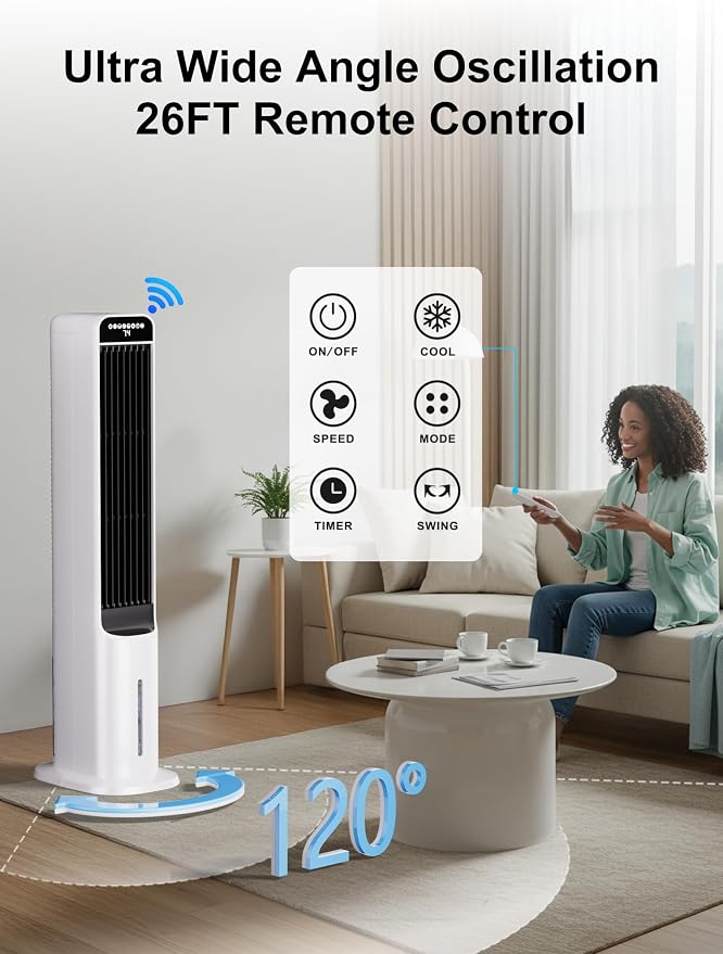KEGIAN Windowless Portable Air Conditioners, Evaporative Air Cooler - Image 7