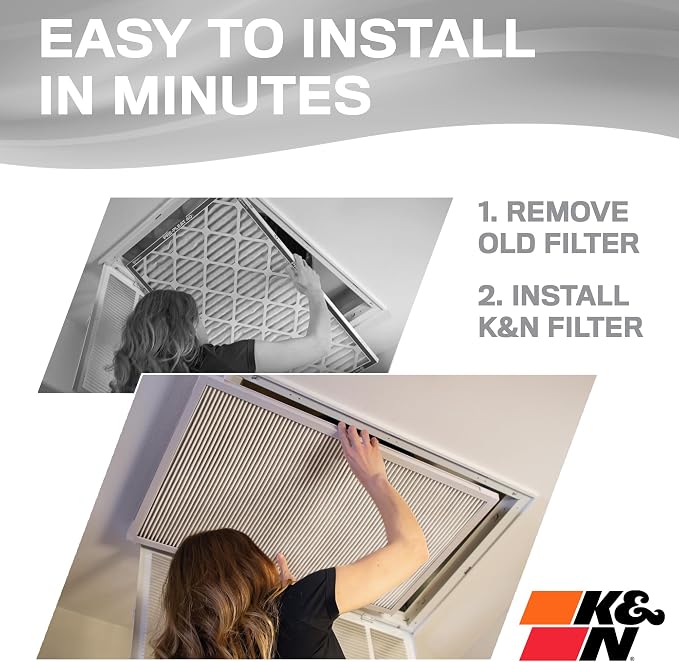 K&N 18X20X1 HVAC Furnace Air Filter, Lasts a Lifetime, Merv 8, the Last HVAC - Image 5