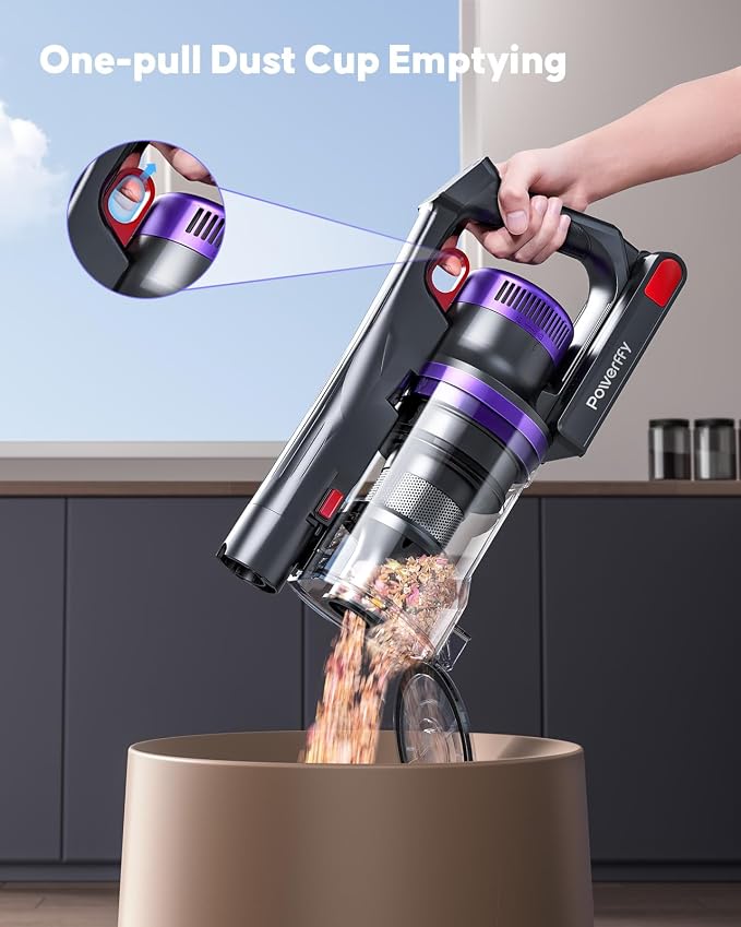 Cordless Vacuum Cleaner 600W 50KPA Powerful Suction 65 Mins Stick Handheld - Image 5